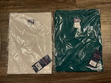 Cherokee Workwear Scrub Shirts Lot Of 2 Wht  Hunter XL V-Neck Trad. 4700