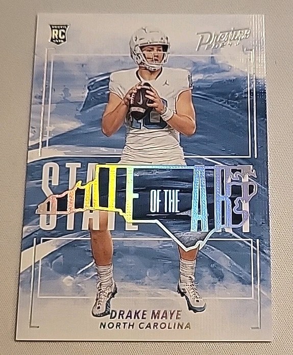 DRAKE MAYE 2024 Panini Prestige State Of The Art ROOKIE RC Case Hit Patriots QB