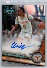 2023-24 Bowman U Chrome Chris Johnson Prospects Auto Lava Refractor #/199