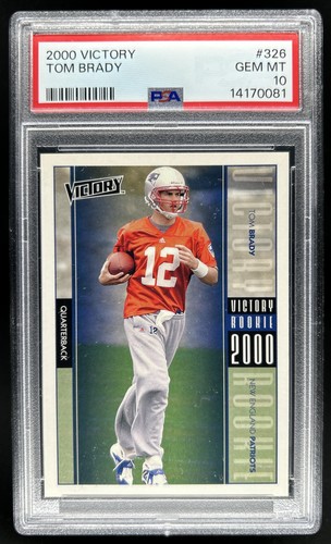 2000 Upper Deck Victory Tom Brady Rookie RC #326 Patriots PSA 10 GEM MINT