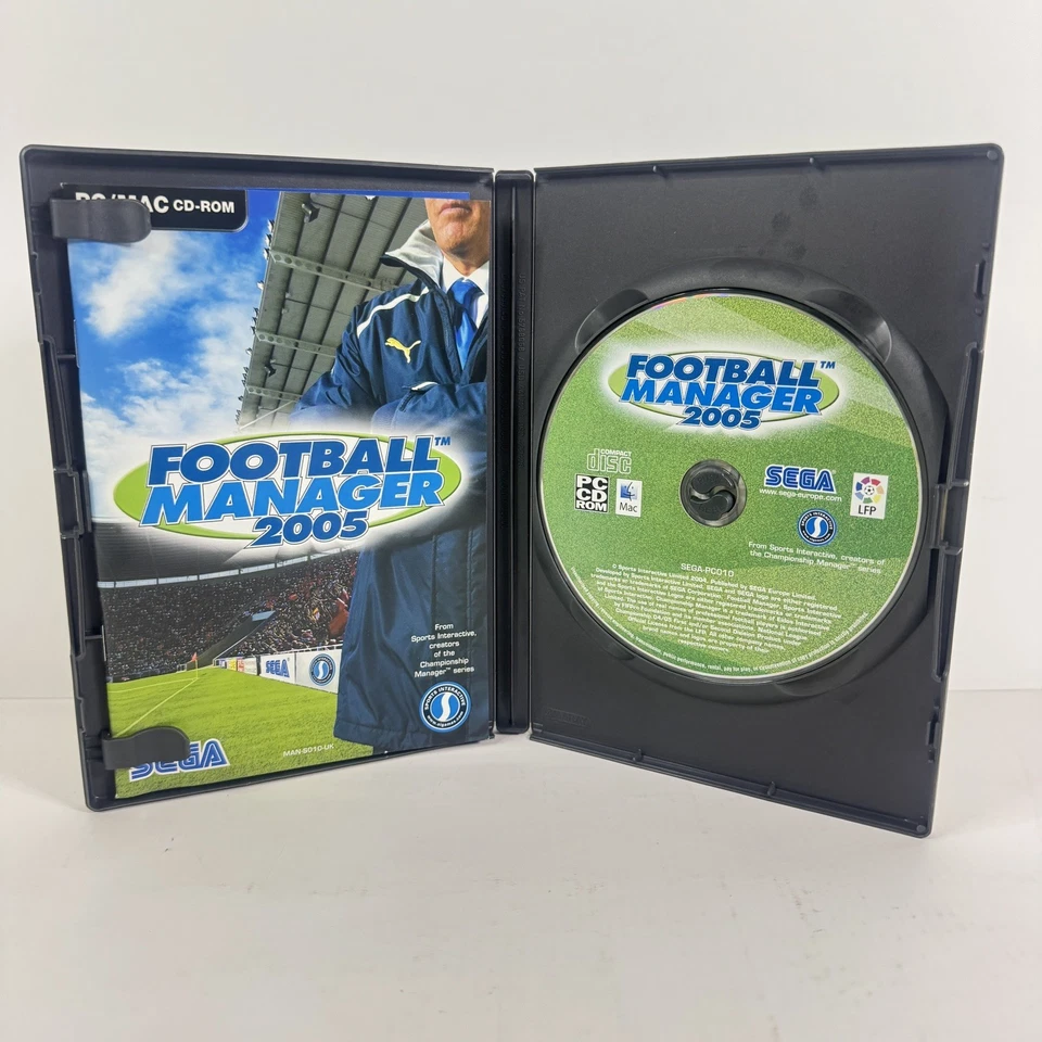 Football Manager 2005 + Pro Evolution Soccer 4 PC Game Bundle Complete Manual UK - Image 3 of 4