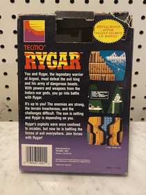 Tecmo Rygar (Nintendo Entertainment System, 1987) NES With Manual. Tested