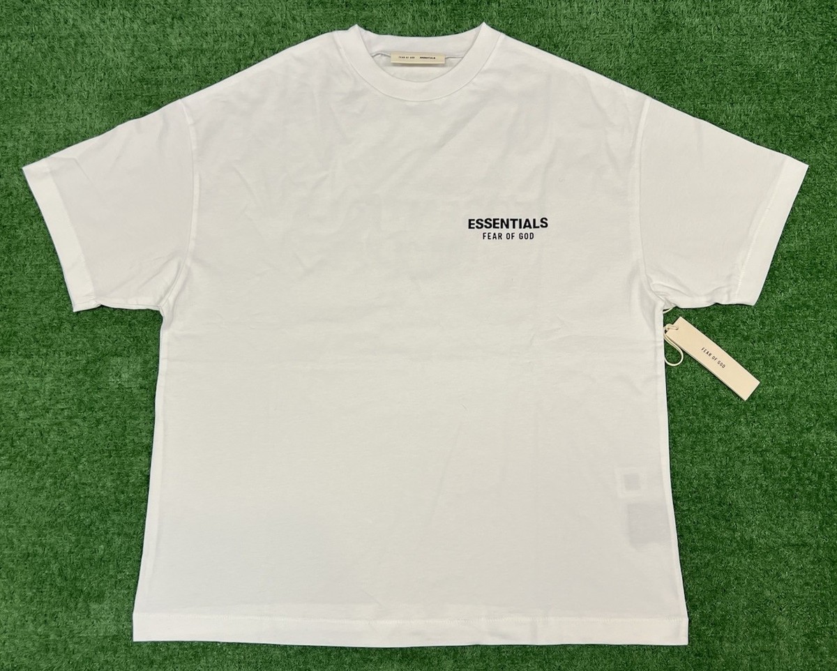 New Fear Of God Essentials Shirt Size Small White FOG Men DS NWT