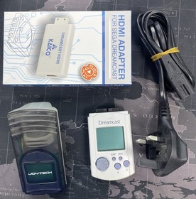 Sega Dreamcast Console With Soul Calibur Game Complete Set,Tested And working