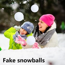 20Pcs Fake Snow Balls Artificial Toy Balls Multiplayer Indoor Baby Safe