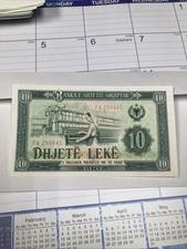 Albania 10 Leke Banknote 1976 UNC Albanian Currency Paper Money P43a  unc