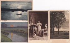 4 historische Künstlerkarten Deutsches Reich von 1918 bis 1936