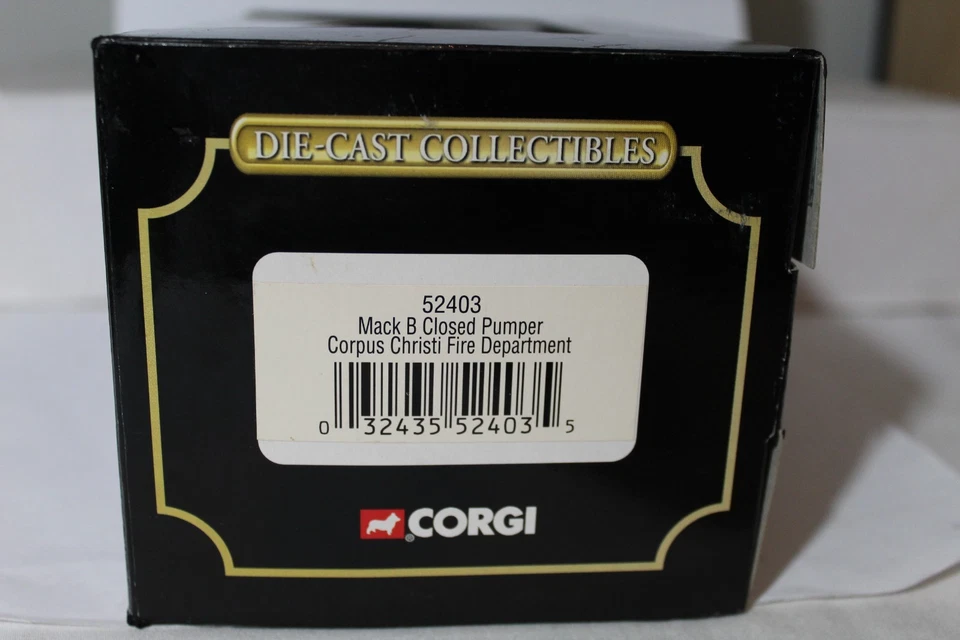 CORGI Classics Mack B Model Closed Cab Pumper Corpus Christi Fire Department - Image 3 of 4