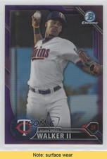 2016 Bowman Chrome Prospects Purple Refractor /250 Adam Walker Brett II READ k0w