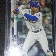 2020 Topps Kyle Lewis #64 Rookie Seattle Mariners CSG 9.5 Baseball Card. rookie card picture