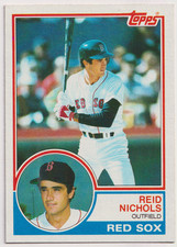 1983 Topps #446 Reid Nichols Boston Red Sox