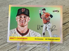 2025 Topps Chrome Platinum Matt Chapman #111 Rose Gold Refractor /75