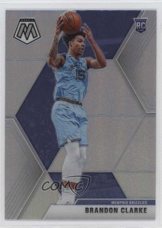 2019-20 Panini Mosaic Rookies Silver Prizm Brandon Clarke #207 0b85