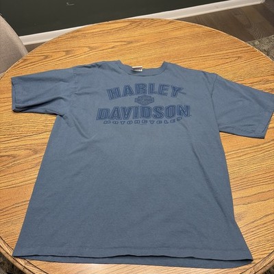 Vtg 2005 Dean s Harley Davidson Sellersville, PA 60th Anniv Made USA Shirt Y2k