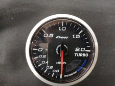 Defi Sts52b 52mm Turbo Boost Gauge Analog Black Green Red Illumination