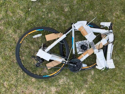 #ad Tianjin Meghna Hybrid Bike 700C 24quot; Frame White Unisex Adults $199.99