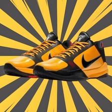Zoom Kobe ZK5 "Bruce Lee" CD4991-700 Yellow Men's Size US 7-12