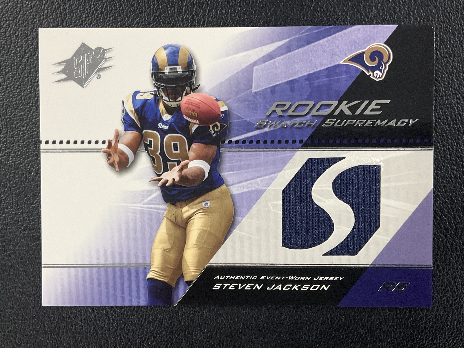 Steven Jackson SPx Rookie Swatch Supremacy #SWRSJ Base