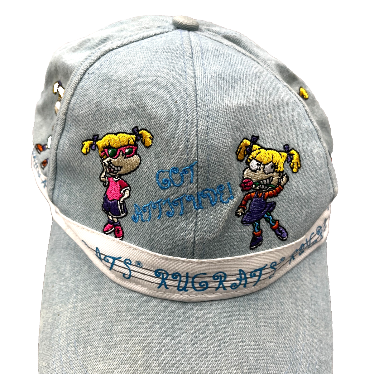 Vintage Y2K Rugrats Hat Cap Strap Back Nickelodeon Cartoon Youth