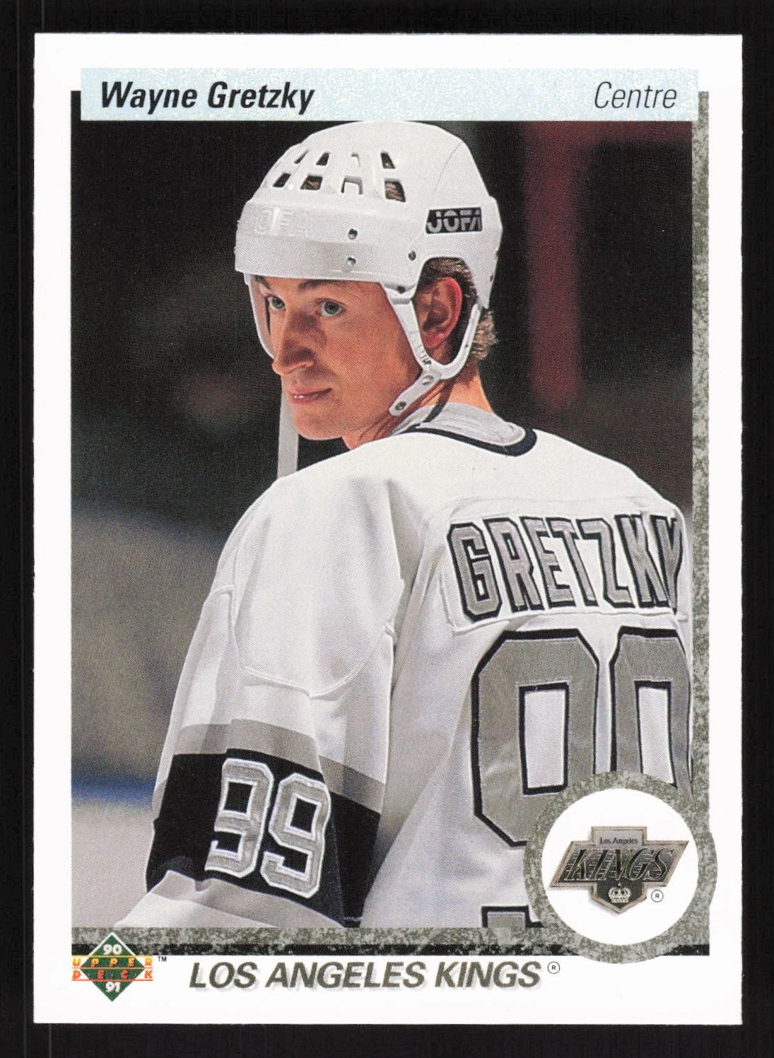 1990-91 Upper Deck French #54 Wayne Gretzky Card