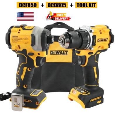 #ad #ad New DeWalt DCF805 amp; DCD850 20V Max Lithium Brushless Combo Kit Cordless Screw $179.99
