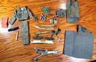 1960 Hasbro GI JOE Action Soldier Military Police Outfit, Foot Locker, and more!