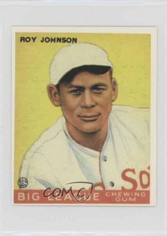 1983 Renata Galasso 1933 Goudey Reprints Roy Johnson #8 0a2