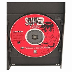 Super Puzzle Fighter II Turbo (Sega Saturn) Complete w/ Man + Reg Card Tested