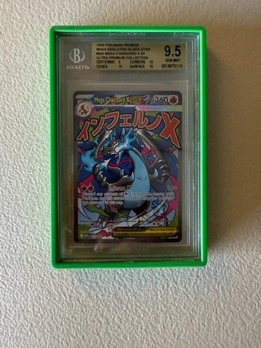 BGS 9.5 Mega Charizard X ex 109/094 Full Art GEM MINT Pokémon Phantasmal Flames
