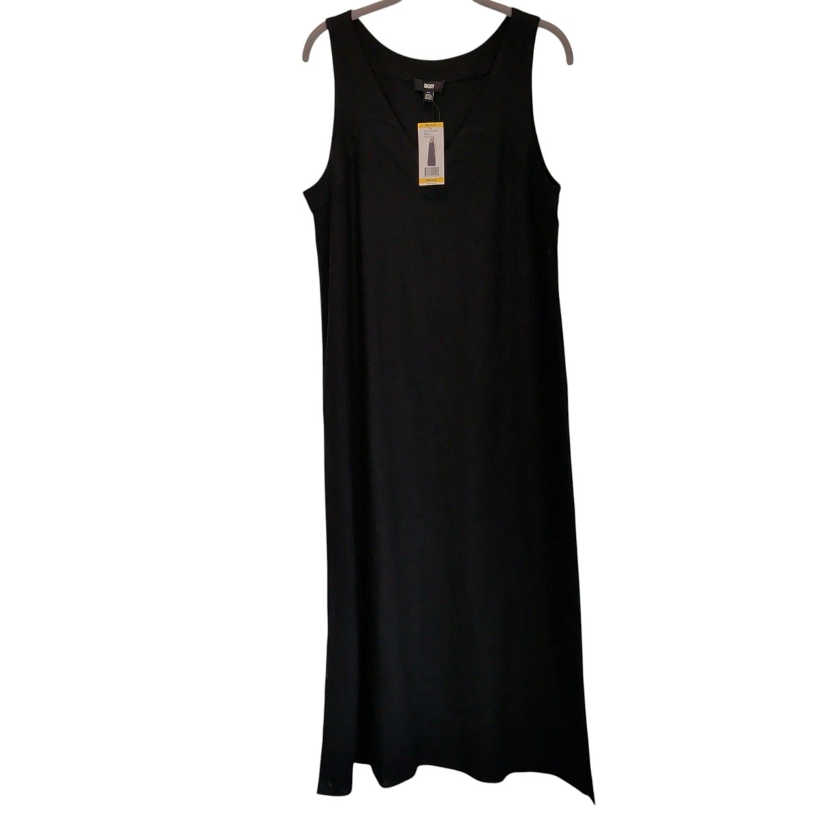 knee length dresses for ladies Frayed Linen Maxi Dress | A-Line Dress main image 0