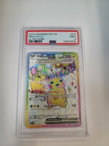 black and white pokemon cards new Framed Surging Sparks Pikachu ex 057/191 main image 0