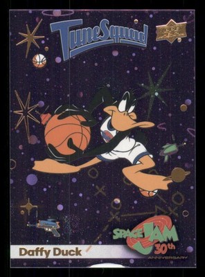 2026 Upper Deck Space Jam 30th Anniversary Daffy Duck #1 Cosmos Purple