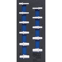 Bgs 4099 Werkstattwageneinlage 1/3: SteckschlüSsel-EinsäTze Sechskant 10Mm