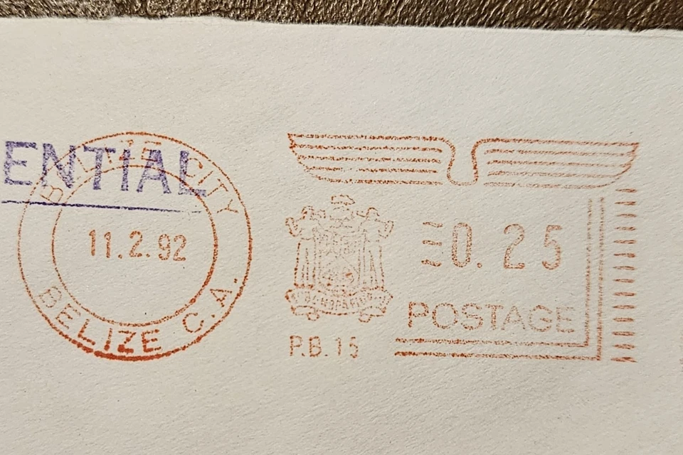 BELICE 1992 Cobertura Local (Banco Barclays) Tasa Nacional 25c. Foto 2 de 2