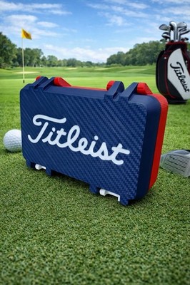 Golf Ball Holder, Portable, Multi-Color, 6 Balls