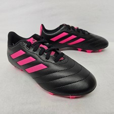 Adidas Goletto VIII 8 FG Soccer Cleats GX6907 Black Team Shock Pink Kids' Size 3