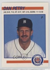 1991 Detroit Tigers Police Dan Petry 0q3