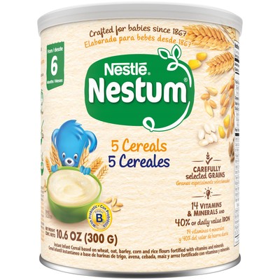 Nestle Nestum Infant Cereal 5 Cereals, 300 Grams