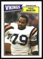 1987 Topps #208 Doug Martin Free Shipping