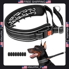 Dog No Pull Collar, Reflective Nylon Martingale for Large Breeds