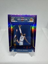 2020-21 Panini Donruss Optic - Air Defense LeBron James #3 Purple Prizm