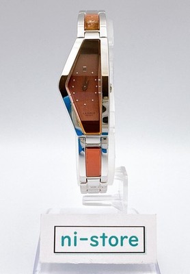 SEIKO LASSALE Half Moon 1E20-3B60 Women's Pink Dial Quartz Watch