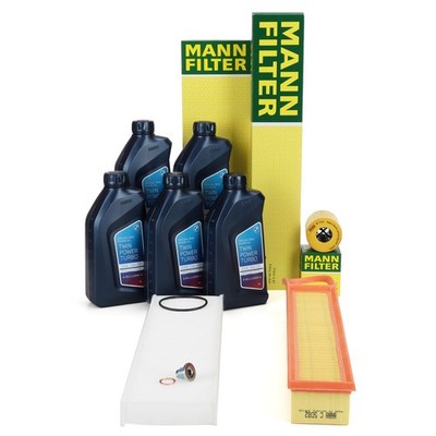 MANN Filterset + 5L ORIGINAL 5W30 Motoröl für MINI R56 R55 R57 R60 R61 N12 N16