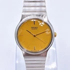 SEIKO 7431 6090 Gold Dial Vintage Quartz Watch Wrist 18cm 7.1in