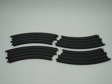 TYCO MATTEL 12" 1/8 CURVE TRACK  4 PC EXC-MNT  NO BROKEN END TIPS  RACE READY