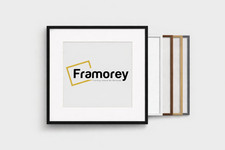 Square Photo Frame Black White Oak Walnut Poster Frame With Mount Option