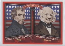 2008 Topps William Henry Harrison Martin Van Buren #HCM-1840 7iu