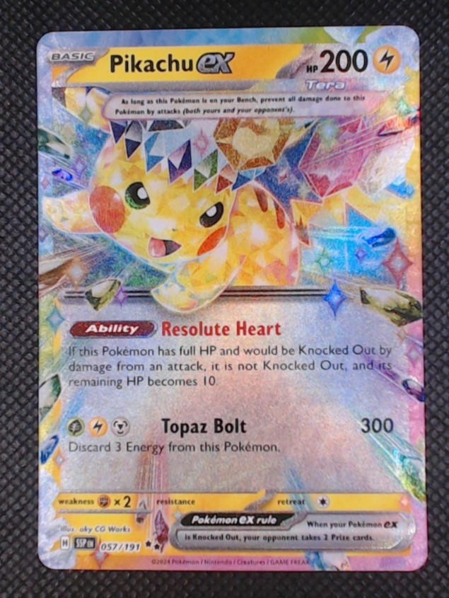 Pikachu EX 57/191 - Surging Sparks - Double Rare