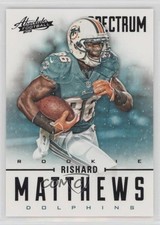 2012 Panini Absolute Rookie Spectrum Black 15/25 Rishard Matthews #179 0b2