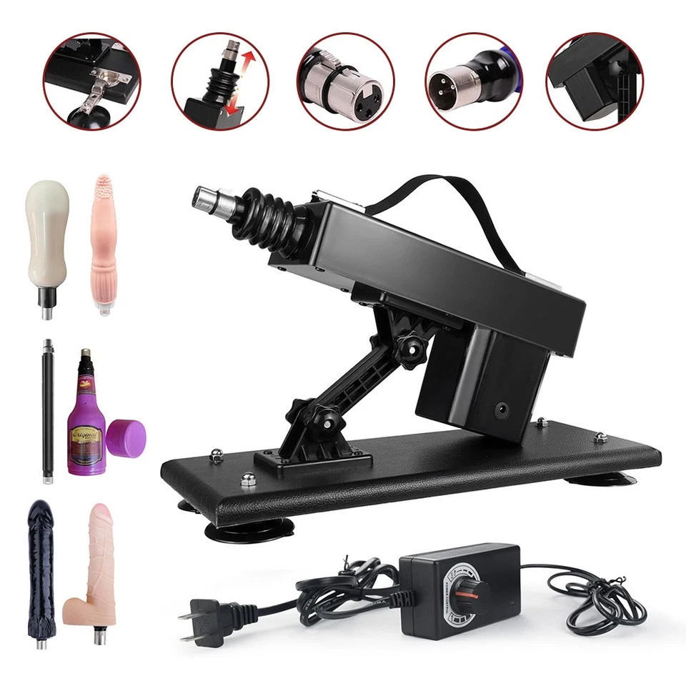 Sexmaschine für Männer Automatischer Fickmaschine Sexspielzeug mit 5 Aufsätzen - Bild 2 von 4